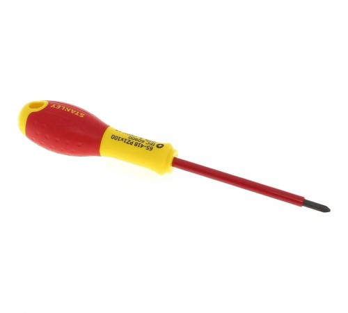 0-65-418 Отвертка электрика STANLEY FATMAX 1000 В PZ1х110 мм