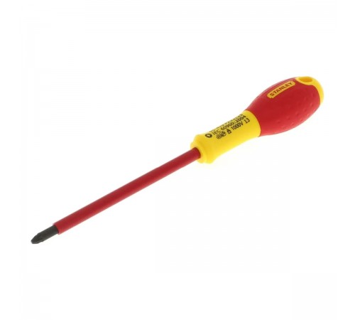 0-65-419 Отвертка электрика STANLEY FATMAX 1000 В PZ2х125 мм