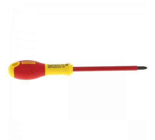 0-65-419 Отвертка электрика STANLEY FATMAX 1000 В PZ2х125 мм