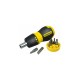 0-66-358 Отвертка STANLEY MULTIBIT RATCHET STUBBY c 6ю вставками