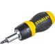 0-66-358 Отвертка STANLEY MULTIBIT RATCHET STUBBY c 6ю вставками