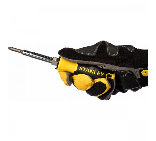 0-68-012 Отвертка STANLEY 6 WAY со сменными вставками 6в1