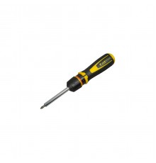 0-69-236 Отвертка STANLEY HI-SPEED с храповым механизмом в комплекте с 12-тью вставками