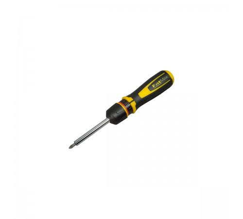 0-69-236 Отвертка STANLEY HI-SPEED с храповым механизмом в комплекте с 12-тью вставками