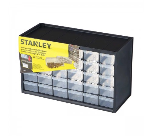 1-93-980 Органайзер STANLEY вертикальный с 30-тью выдвижными отделениями