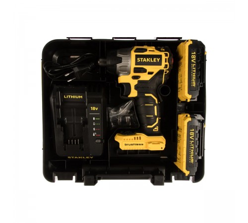 Шуруповерт аккумуляторный STANLEY SBI 201D2K