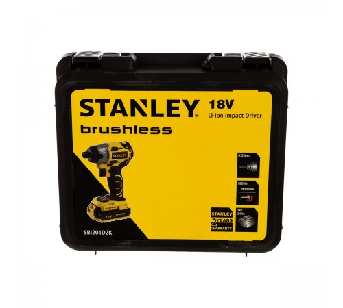 Шуруповерт аккумуляторный STANLEY SBI 201D2K