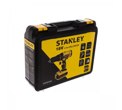 Дрель аккумуляторная STANLEY SCD 201 D2K