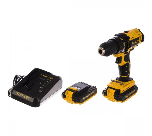 Дрель аккумуляторная STANLEY SCD 201 D2K