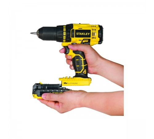 Дрель аккумуляторная STANLEY SCD 20 S2K