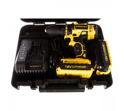 Дрель аккумуляторная STANLEY SCD 20 S2K