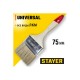 0101-075 Кисть плоская STAYER UNIVERSAL-STANDART, светлая щетина, деревянная ручка, 75 мм