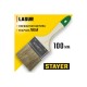 01031-100 Кисть плоская STAYER LASUR-STANDART, смешанная щетина, деревянная ручка, 100 мм