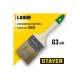 01031-63 Кисть плоская STAYER LASUR-STANDART, смешанная щетина, деревянная ручка, 63 мм