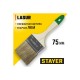 01031-75 Кисть плоская STAYER LASUR-STANDART, смешанная щетина, деревянная ручка, 75 мм
