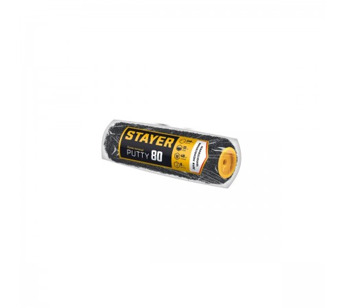 STAYER  PUTTY 80 мм, 240 мм, 8 мм ручка, ролик для шпатлевки, PROFESSIONAL (02642-24)