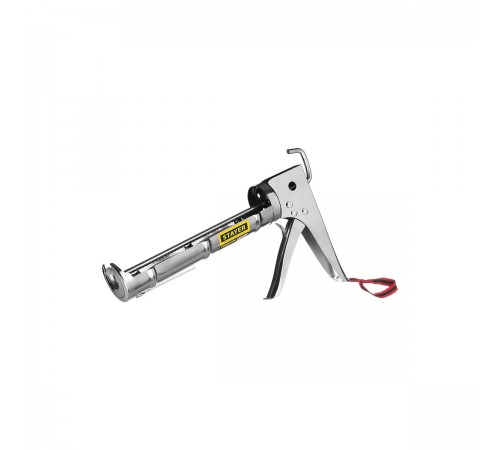 0662 Пистолет для герметика STAYER PROFESSIONAL, полукорпусной, гладкий шток, 310 мл