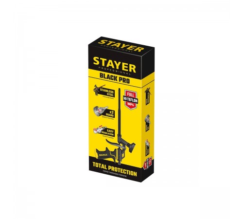 06862_z02 Пистолет для монтажной пены STAYER BLACK PRO профессиональный