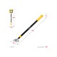 Скребок телескопический STAYER 100мм, ударный 570-910mm 08505_z02
