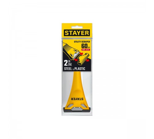 0851_z02 Скребок STAYER компактный 60мм