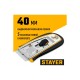 Скребок STAYER с выдвижным лезвием 40мм,5 дополнительных 08537