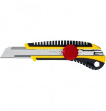 09161_z01 Нож STAYER KS-18 с винтовым фиксатором, лезвия 18 мм