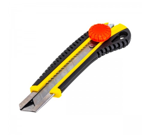 09161_z01 Нож STAYER KS-18 с винтовым фиксатором, лезвия 18 мм