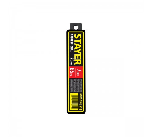 STAYER  25 мм, 10 шт, сегментированные лезвия (09179-S10)