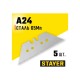0925-S5 Лезвия STAYER PROFI трапециевидные, 5 шт (для арт. 0921, 0923, 0945, 09181, 09220)