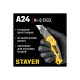 Нож STAYER Hercules-A24, универсальный с трапециевидным лезвием 0946