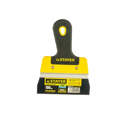 10045-15 Шпатель STAYER PROFLAT фасадный, анодированный 150 мм, 2к ручка