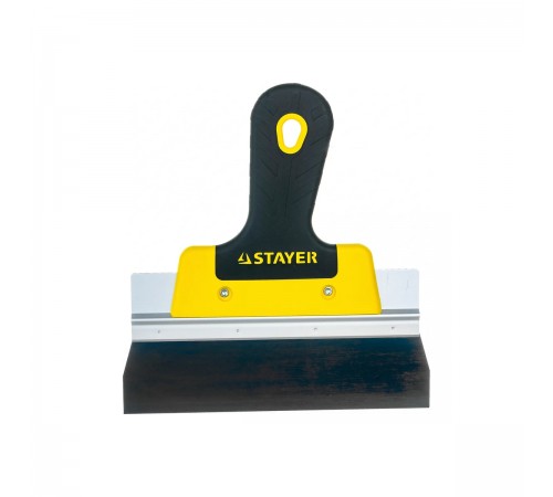 10045-20 Шпатель STAYER PROFLAT фасадный, анодированный 200 мм, 2к ручка