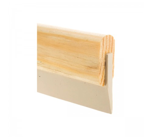 Шпатель  резиновый STAYER MAXFlat, 200 мм, эластичный, деревянная ручка, белый 1018-20_z01