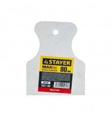 Шпатель  резиновый STAYER MAXFlat, 80 мм, эластичный, для затирки швов, белый 1027-80