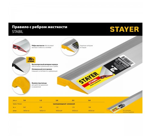 10723-1.0_z03 Правило STABIL STAYER Professional 1