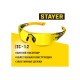 110491 Очки защитные STAYER MX-9 желтые,двухкомпонентные дужки,открытого типа