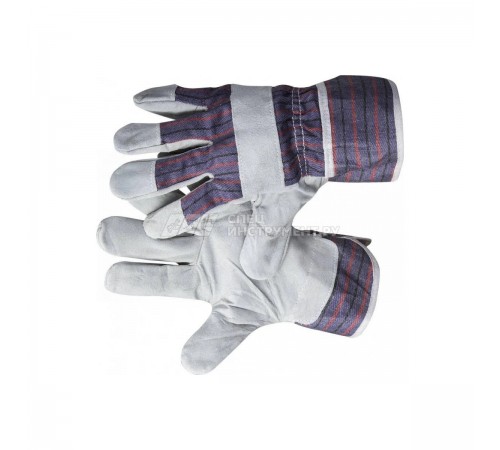 1130-XL Перчатки STAYER MASTER рабочие комб.кож. из спилка,XL