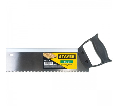 1536-30_z01 Ножовка STAYER Fine 300мм для стусла с обушком