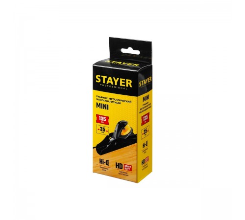 1860_z02 Рубанок металлический STAYER Mini 135x40мм