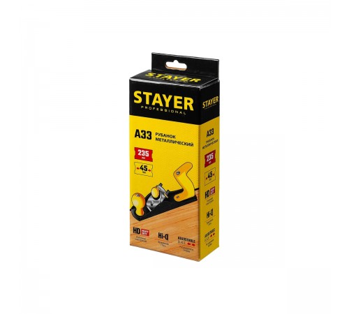 1865_z02 Рубанок металлический STAYER Professional 235х50мм