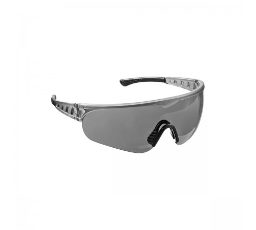 Очки защитные STAYER PRO-X открытого типа, серые, широкая монолинза 2-110432_z01