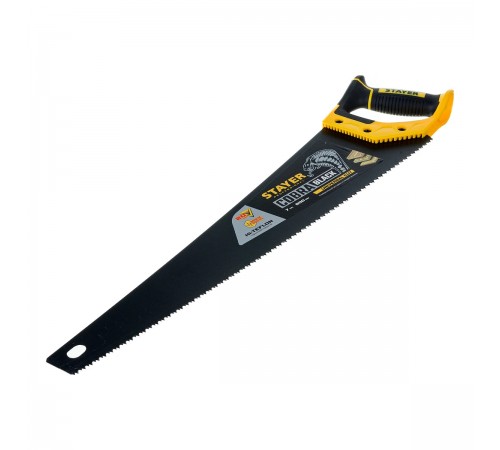 2-15081-50 Ножовка универсальная (пила) STAYER BlackMAX 500мм, 7TPI