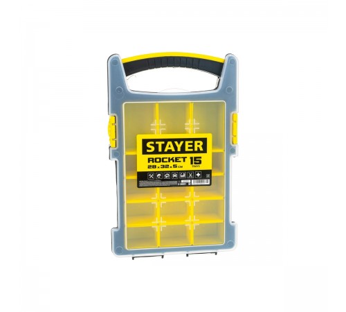 2-38031_z01 Органайзер STAYER POCKET-15 пластиковый