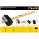 Киянка STAYER резиновая, черная 1100г 20505-100