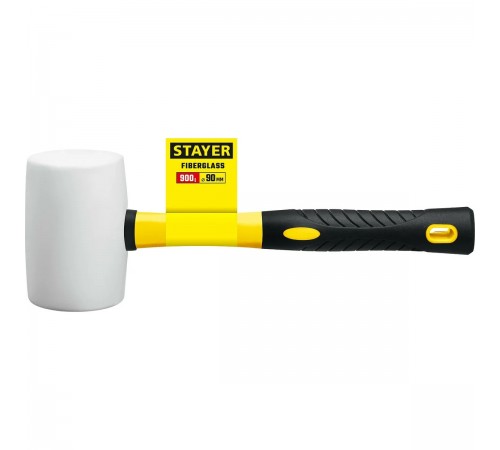 Киянка STAYER резиновая, белая 900г 20533-900