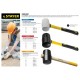 Киянка STAYER резиновая, черная 900г Professional 2054-90