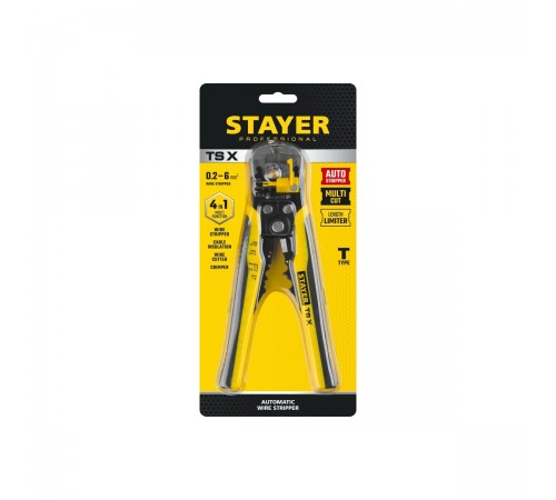 Стриппер автоматический многофункциональный STAYER Prifessional TS-X, 0.2-6 мм2 22655