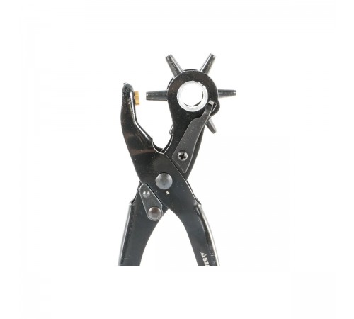 22940_z01 Дырокол STAYER STANDART револьверный для кожи, 6в1, 2-4,5мм