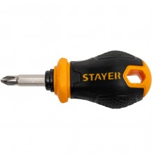 Отвертка переставная STAYER MaxFix PH2/SL6 32мм 2511_z02