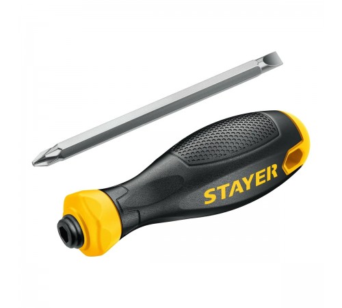 2512_z02 Переставная отвертка STAYER Hercules PH2/SL6 80 мм